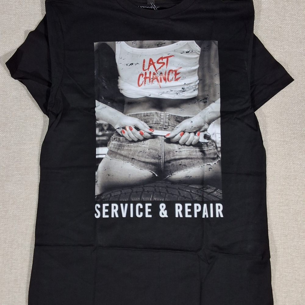 Mister Tee Mens Last Chance Black Shirt Medium